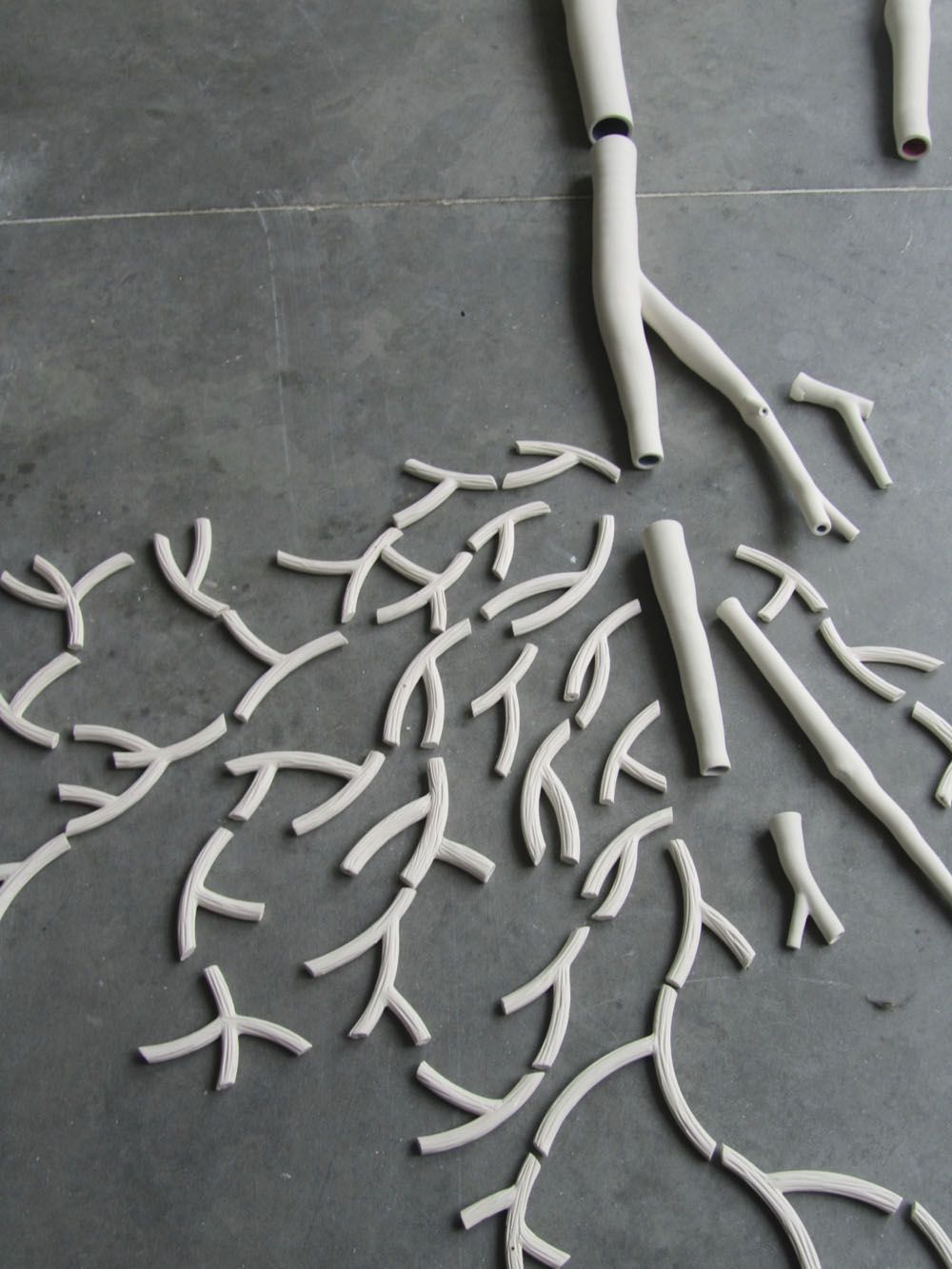 Bleu Cobalt - Porcelaine sculpturale 1-2